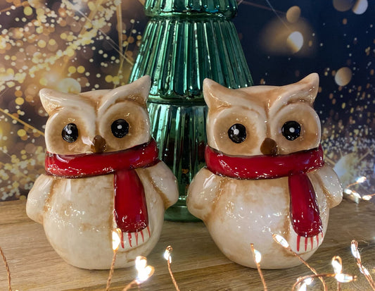 Christmas owl decoration