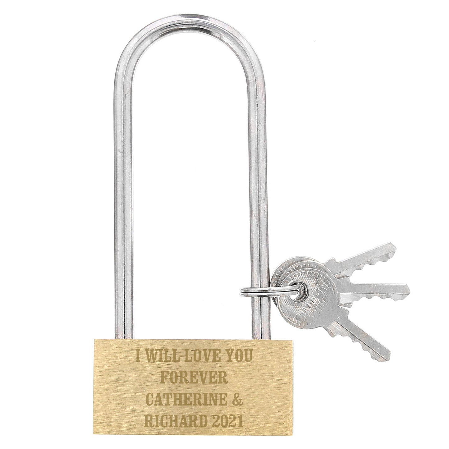 Personalised padlock - Lilybet loves