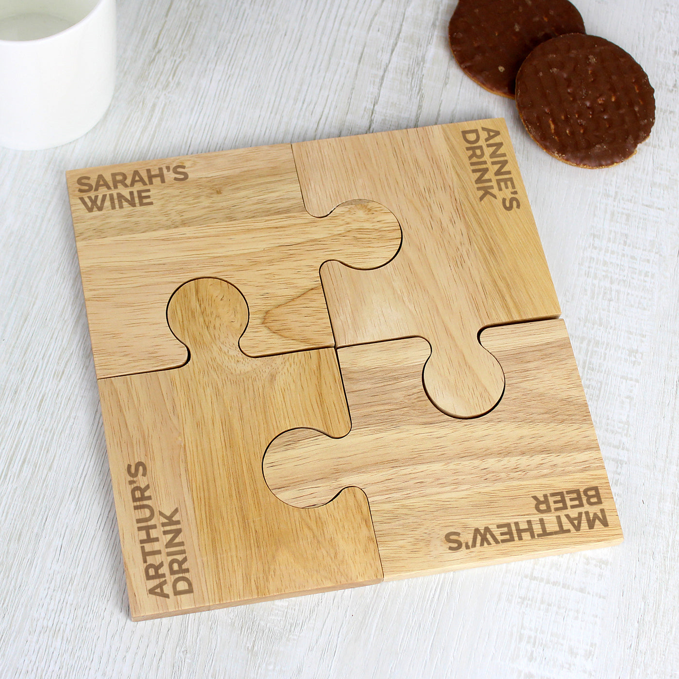 Jigsaw Coasters - Lilybet loves