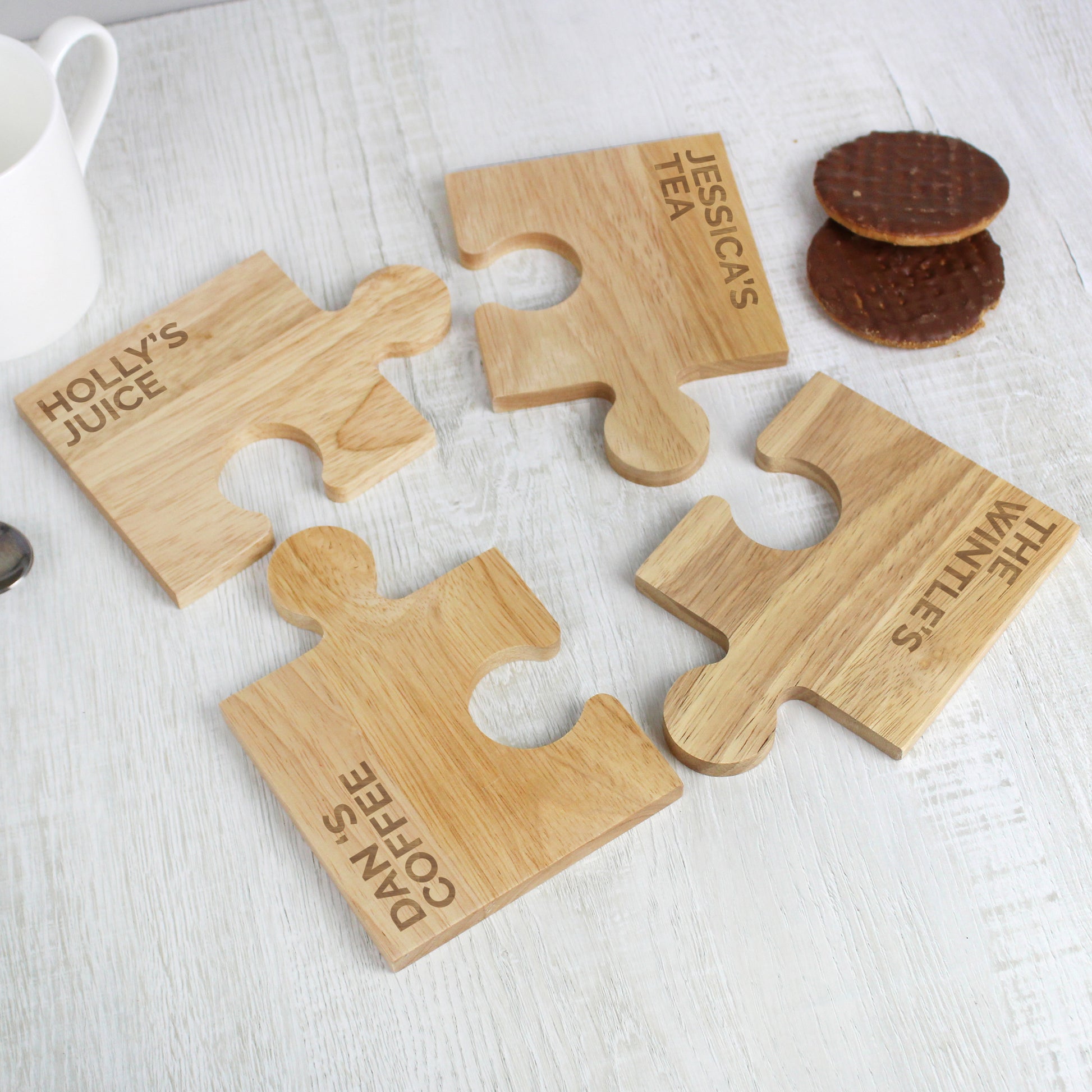 Jigsaw Coasters - Lilybet loves