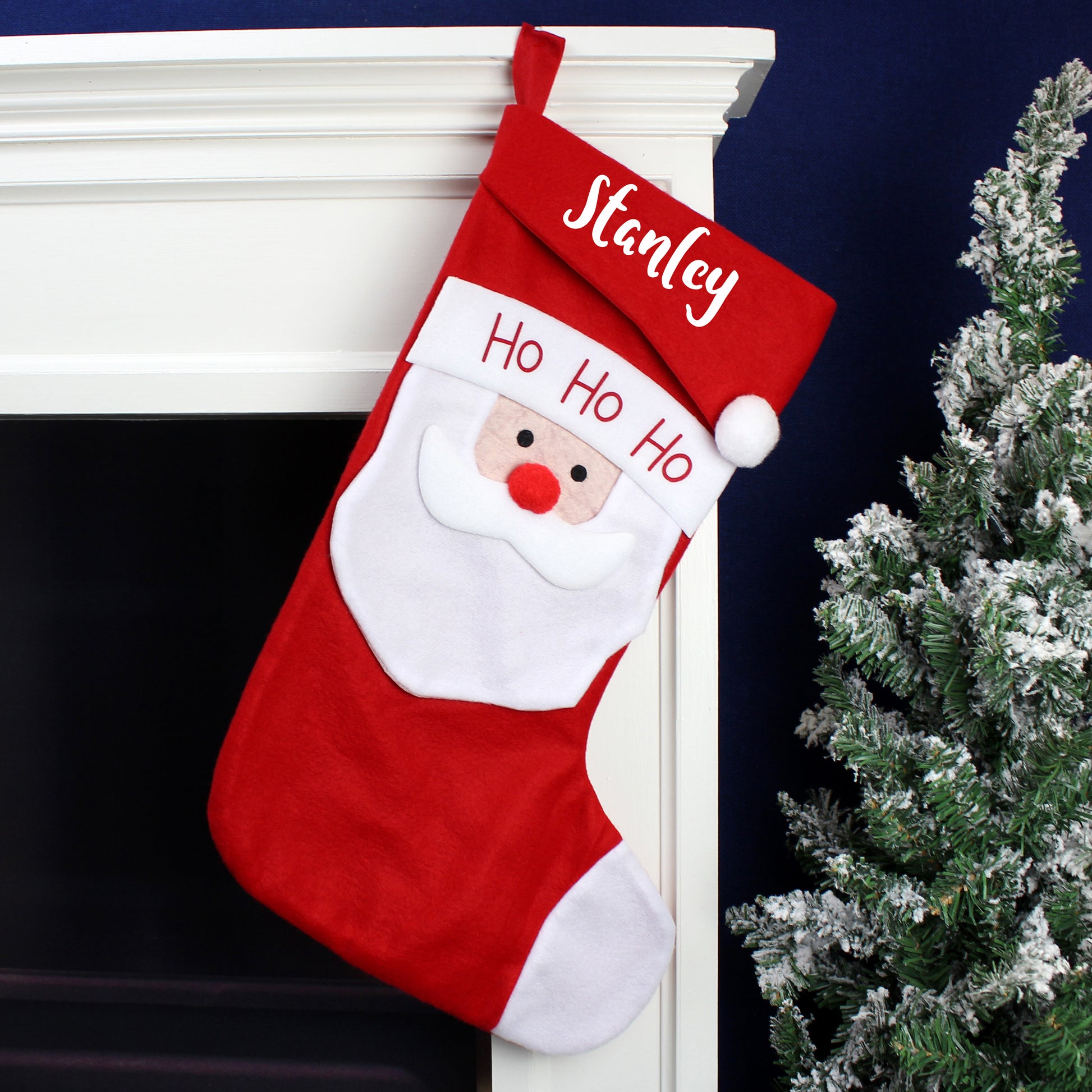 Santa Christmas Stocking - Lilybet loves