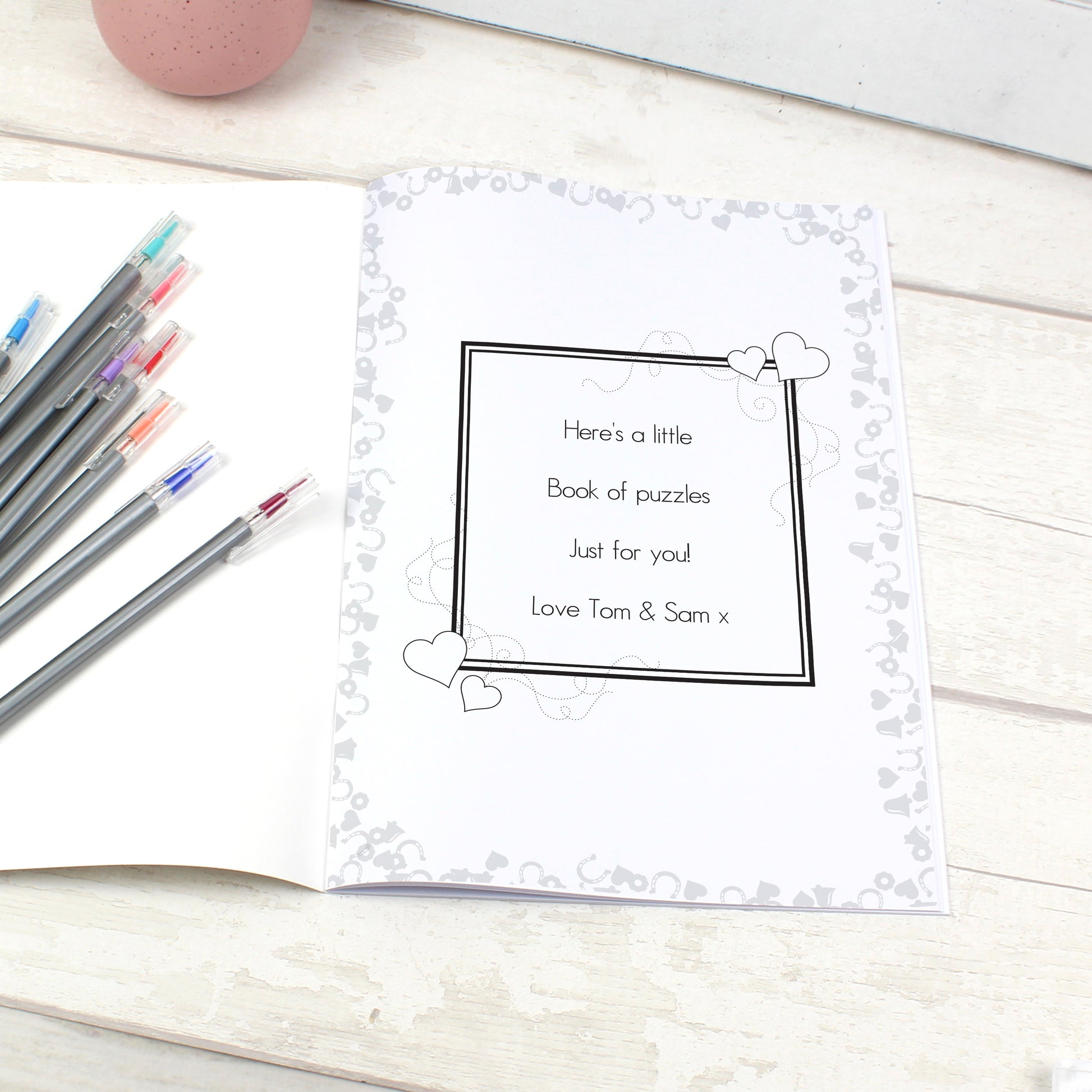 Wedding activity book for girls and boys, personalised - Lilybet loves