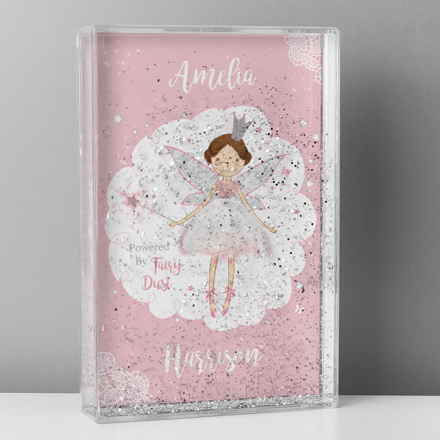 Fairy princess glitter shaker, personalised - Lilybet loves