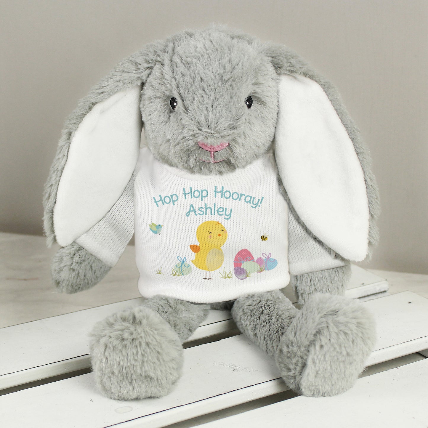 Easter Bunny soft toy, personalised