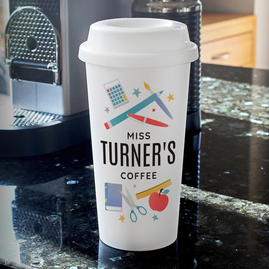 Teachers insulated drinks cup - Lilybet loves