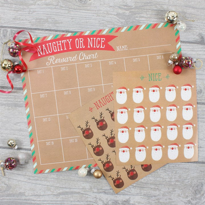 Naughty or Nice reward chart - Lilybet loves